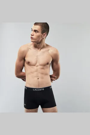 Lacoste Czarne Bokserki Codzienne 3-Pak