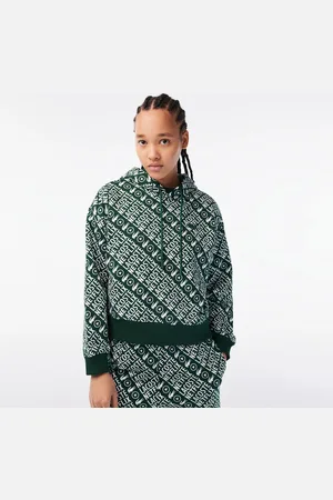 Lacoste Damska bluza z kapturem z bawełny organicznej x Netflix