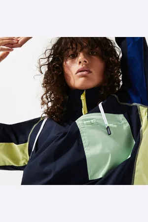 Lacoste Damski Sweter Z Kolorowymi Akcentami