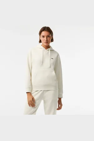 Lacoste Damska bluza z kapturem z mieszanki bawełnianej Loose Fit