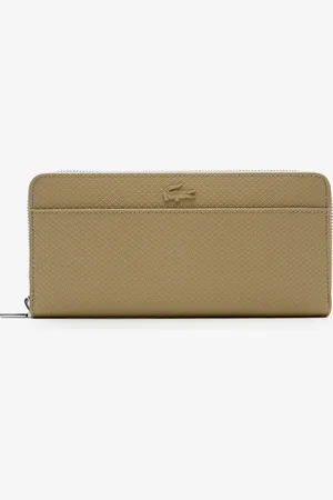 Lacoste Unisex Damski skórzany portfel