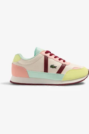 Lacoste Tekstylne buty sportowe dla juniorów