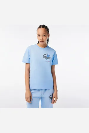 Lacoste Damski T-shirt z dżerseju z bawełny organicznej x Netflix