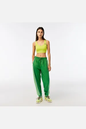 Lacoste Damskie spodnie sportowe z efektem perforacji