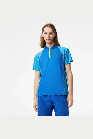 Lacoste Męska tenisowa koszulka polo z poliestru z recyklingu z technologią ultra dry