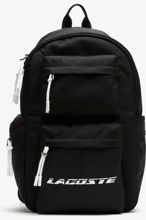 Lacoste Unisex Plecak Z Napisem W Kontrastowym Kolorze