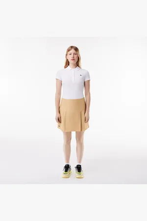 Lacoste Krótka plisowana bawełniana spódnica