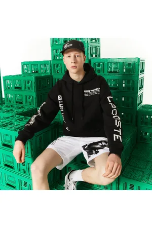 Lacoste Bluza Męska L!Ve X Minecraft Luźny Krój Kapturem