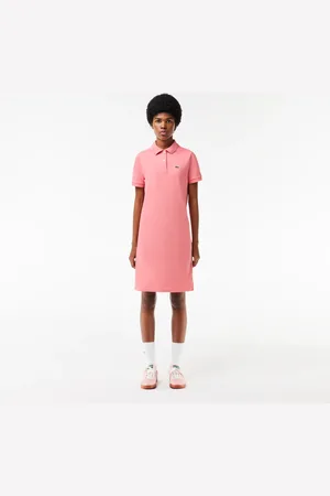 Lacoste Damska sukienka polo z dzianiny pika