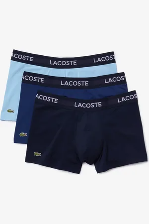 Lacoste Męskie Bokserki Z Mikrofibry 3-Pak