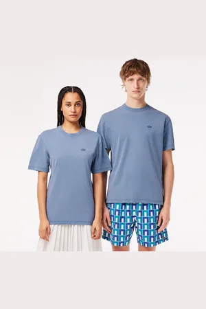 Lacoste T-shirt z naturalnie barwionego dżerseju