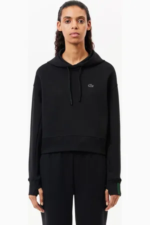 Lacoste Przycięta bluza z kapturem