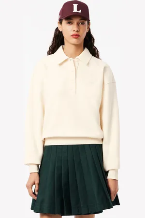 Lacoste Bluza polo z haftowanym kołnierzem