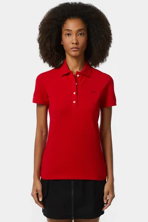 Lacoste Damska Koszulka Polo Z Elastycznej Bawełny Slim Fit