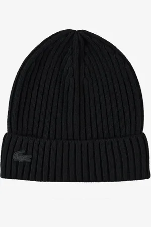 Lacoste Erkek Kaşmir Siyah Bere