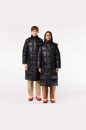 Lacoste Long Oversized Adjustable Waist Down Jacket