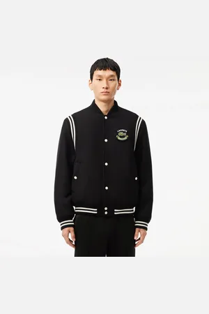 Lacoste Wełniana kurtka Varsity Premium