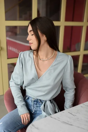 LAURELLA Sweter Capri Blue