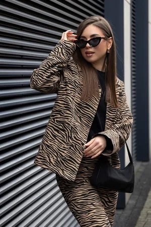 LAURELLA Spodnie Mertie Zebra