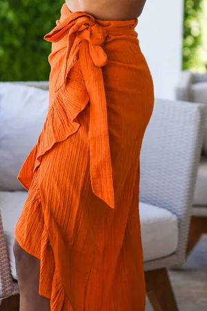 LAURELLA Spódniczka Flamenco Orange