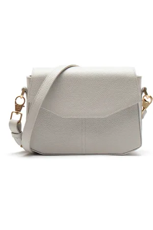 LAURELLA Szara Mała Torebka Crossbody Lucia