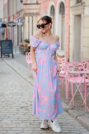 LAURELLA Sukienka Zita Azzure Blossom