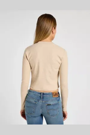 Lee Long Sve Cropped Rib Tee