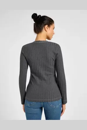 Lee Long Sve V Neck Tee