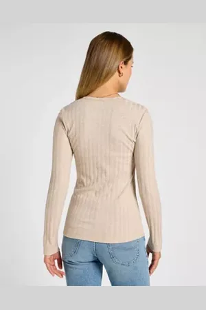 Lee Long Sve V Neck Tee