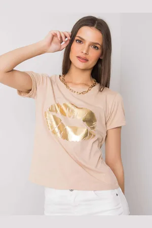 Lejdi T-shirt z nadrukiem