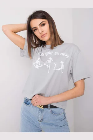 Lejdi T-shirt z nadrukiem