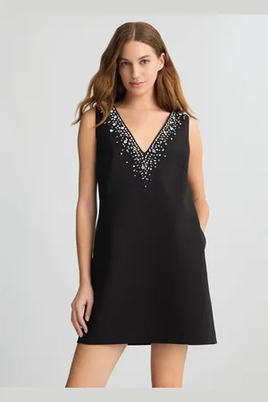 Liu Jo Liu Jo Short Dress With Bejewelled Embellishment