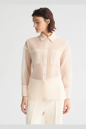 Liu Jo Liu Jo Beige Organza Shirt
