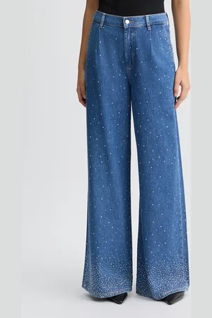 Liu Jo Liu Jo Flared Jeans With Rhinestones