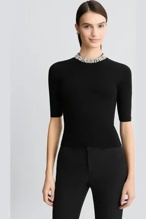 Liu Jo Liu Jo Crop Top With Bejewelled Embellishment