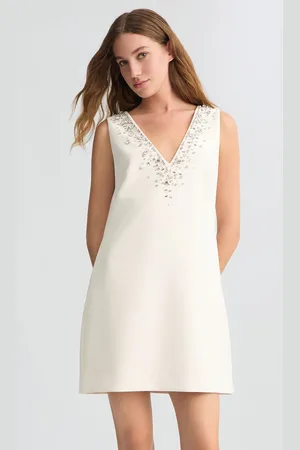 Liu Jo Liu Jo Short -coloured Dress With Bejewelled Embellishment