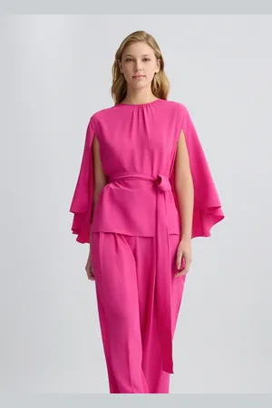 Liu Jo Liu Jo Crepe De Chine Blouse With Belt