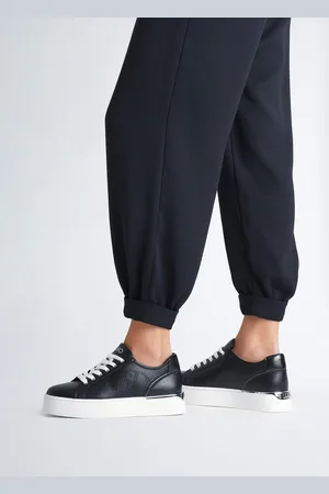 Liu Jo Liu Jo Leather Sneakers With Openwork Logo