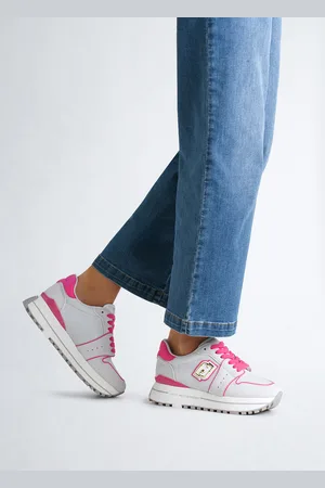 Liu Jo Liu Jo Suede And Mesh Platform Sneakers