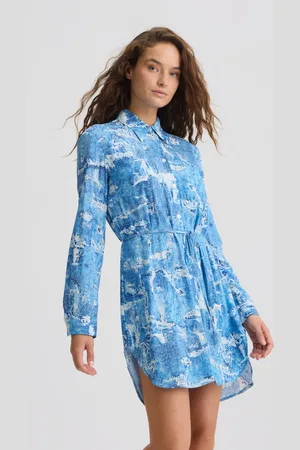 Liu Jo Liu Jo Denim-look Shirt Dress