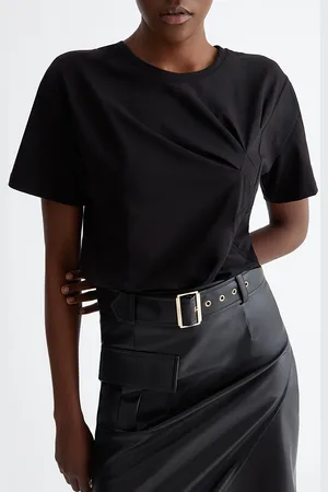 Liu Jo Liu Jo T-shirt With Asymmetric Gathering