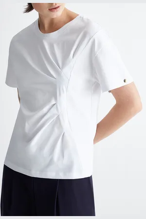 Liu Jo Liu Jo T-shirt With Asymmetric Gathering