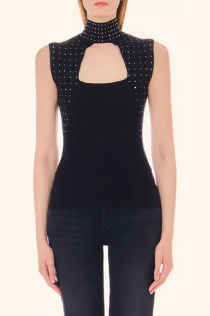 Liu Jo Liu Jo Knit Top With Studs