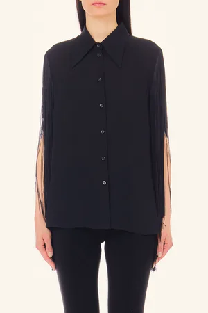 Liu Jo Liu Jo Smart Shirt With Fringing