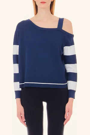 Liu Jo Liu Jo Striped Jumper With Logo