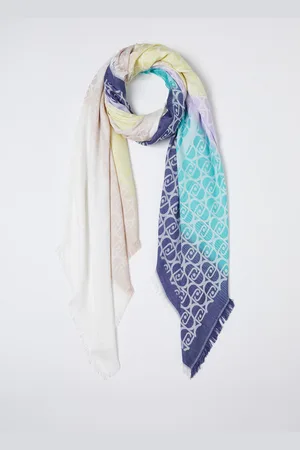 Liu Jo Liu Jo Monogram-pattern Jacquard Foulard