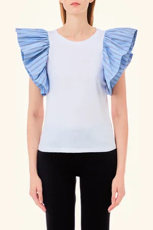 Liu Jo Liu Jo Jersey And Poplin T-shirt