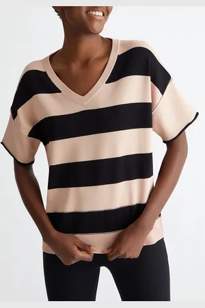 Liu Jo Liu Jo Striped Jumper With Logo