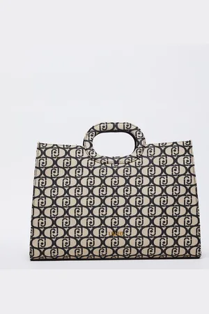 Liu Jo Liu Jo Jacquard Shopping Bag With Logo
