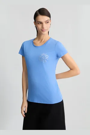 Liu Jo Liu Jo T-shirt With Logo And Gemstones
